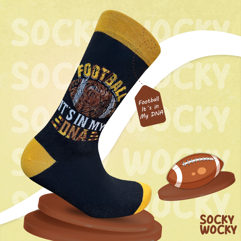Football It’s in My DNA Socks Passion Sport Series